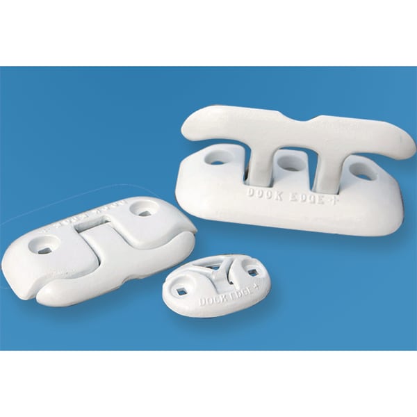Dock Edge FlipUp 6" Dock Cleat, White DE2606WF Zoro